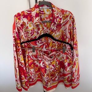 ZARA silk set